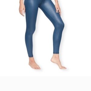 Athleta Elation Shimmer Tight Legging Peacock Size Large NWT